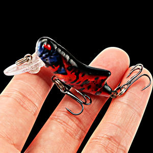 TOPIND 4,5 cm 3,5g ABS <span class=keywords><strong>Cricket</strong></span>/Saltamontes Crankbait Señuelo de pesca para agua salada y agua dulce para River Lake <span class=keywords><strong>Stream</strong></span> - Product Image 5