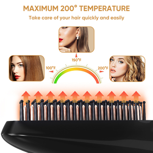 Sèche-cheveux professionnel 1200W Brosse <span class=keywords><strong>ionique</strong></span> Souffleur Peigne Brosse à air chaud Démêlant Brosse à cheveux Nouveau design <span class=keywords><strong>Lisseur</strong></span> de cheveux - Product Image 5