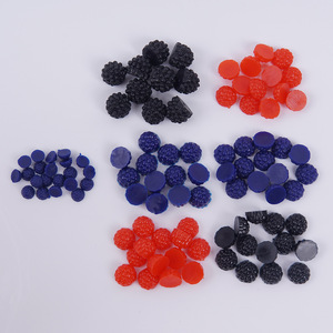 ผลไม้จำลองขนาดเล็ก เช่น มัลเบอร์รี่และราสเบอร์รี่ เป็นวัสดุงานฝีมือ DIY สำหรับตกแต่งขนมหวานและของจิ๋ว - Product Image 5