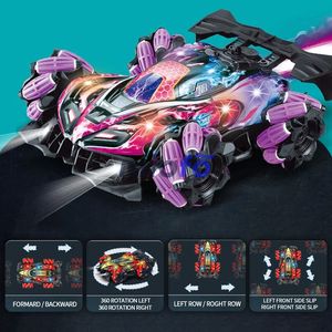 รถบังคับวิทยุแบบดริฟท์ 2.4GHz ควบคุมด้วยรีโมทแบบนาฬิกาข้อมือ พร้อมไฟ แสงสีเสียงเพลง และสาย USB รวมถึงระบบควบคุมด้วยท่าทาง - Product Image 5