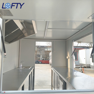 Hamburger Mobile Food Cart <strong>Caravan</strong> Mobile Bar Truck Food Trailer for Mobile Pizza Hotdog <strong>Bbq</strong> Business - Product Image 2