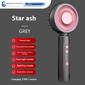 Cepillo masajeador de microcorriente para el crecimiento del cabello, terapia de luz roja, cabeza vibratoria <span class=keywords><strong>y</strong></span> peine para masaje del <span class=keywords><strong>cuero</strong></span> <span class=keywords><strong>cabelludo</strong></span> - Product Image 5