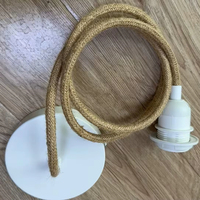 Deckenmontierter und Steckbarer Netzschalter E27/E14 Fassung Kabelset