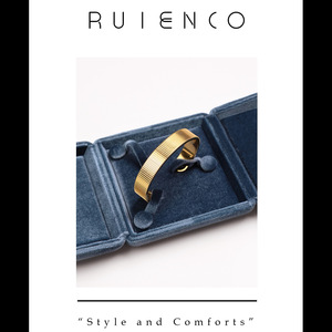 สร้อยข้อมือทรงเรขาคณิตของ Ruienco โลหะผสมของขวัญเครื่องประดับแฟชั่นสำหรับทุกเพศ - Product Image 1