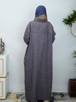 Abaya de qualité supérieure à col polo pour femmes musulmanes, pour tous les jours et le bureau, personnalisable