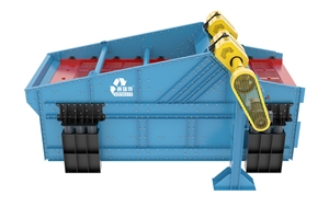 Doppelte lineare Vibrations sieb maschine mit großer Kapazität Hochfrequenz-Vibrations sieb für den Abbau von Sandstein kohle - Product Image 2