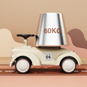 Vélo d'équilibre pour bébé à quatre roues, jouet intemporel pour enfants de 1 à 3 ans, voiture jouet durable, cadeau trotteur pour bébé - Grande Vente - Product Image 6