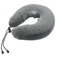 Oreiller de massage cervical gonflable ergonomique en forme de U FSPG, dispositif de soutien cervical confortable pour les voyages, soulagement de la douleur au cou