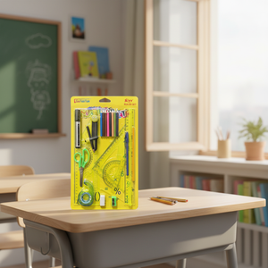 Multifunction Ruler Compass Set <strong>Middle</strong> <strong>School</strong> Students Compass Scissors Pen <strong>Drawing</strong> Measuring Rulers Set - Product Image 4