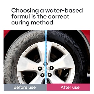 NIKELIANG Spray brillant pour pneus à effet mouillé Restaurateur de caoutchouc à longue durée de vie Revêtement protecteur de longue durée <span class=keywords><strong>Solution</strong></span> de soin automobile - Product Image 3