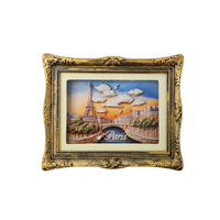 Aimant de réfrigérateur 3D en résine, motif chef-d'œuvre Van Gogh Paris, décoration d'intérieur, autocollant magnétique, souvenir de voyage, cadeau