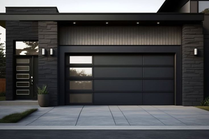 Système de télécommande intelligent pour porte de garage électrique automatique en aluminium, style moderne pour villa, porte à économie d'énergie - Product Image 4
