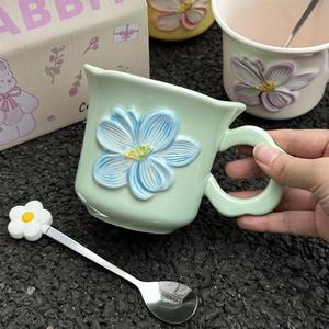 高外观利基设计花杯可爱陶瓷生日礼物纪念品商务礼品 - Product Image 6