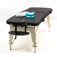Offre Spéciale pliable 2 pli Camillas De Masajes cuir Spa Salon meubles Thai Table Portable beauté visage cils Massage lit