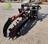 Zanjadora Hidráulica de Cadena Montada en Tractor con Punta de Bala para Excavación de Zanjas, Riego Agrícola y Colocación de Tuberías/Cables