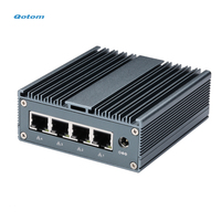 Qotem 4 Port Lan Micro PC ARM RK3568 Quad Core, perangkat keras Firewall openwht Mini PC