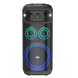 ลำโพงดีเจไร้สาย12นิ้ว80W ใหม่2025ไมโครโฟนไร้สาย2ตัว & เบส/เสียงแหลม/เสียงสะท้อน/อัลโต, 6โหมดเสียง - Product Image 2