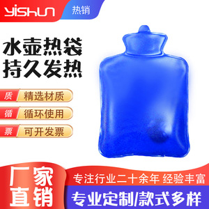 Calentador de Manos Tejido con Diseño de Corazón Azul, Portátil, 52°C, Duración 1 Hora, YS-NSD - Product Image 2