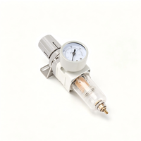 Régulateur de filtre à air AW2000-02 1/4'' blanc, vanne de réduction de pression pneumatique à noyau en cuivre, unité de traitement de l'air comprimé