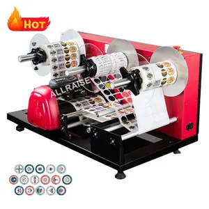 Automatic roll to roll rotary label die cutter rotary label die cutting machine digital label die cutting machine for sticker