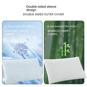 Almohada de espuma viscoelástica de algodón de seda de plumas de esponja rota de bambú de gran oferta - Product Image 4