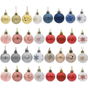 Juego de Bolas de Navidad de 4 cm, Estilo Nuevo, Adornos Decorativos para Árbol de Navidad - Product Image 4