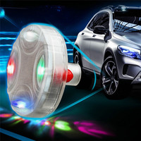 Neue 4-Modus 12 LED Auto Solar Energie Blinkende Rad Felgen Licht Lampe Dekoration Neu
