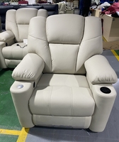 Luxuriöse Kinositz-Modelle für Zuhause: Komfortable Massagesessel, Elektrische Echtleder-Kinosofas für das Wohnzimmer
