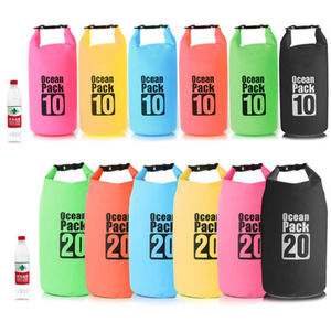 Sac étanche durable pour le camping, la randonnée, la navigation de plaisance, les sports nautiques, la plage, en PVC 500D, 2L, 5L, 10L, 20L - Product Image 4