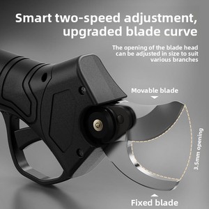 Sécateur Électrique <span class=keywords><strong>sans</strong></span> <span class=keywords><strong>Fil</strong></span> Portable pour Jardin, Ciseaux à Batterie au Lithium en Acier Allié pour Branches Épaisses d'Arbres Fruitiers - Product Image 4