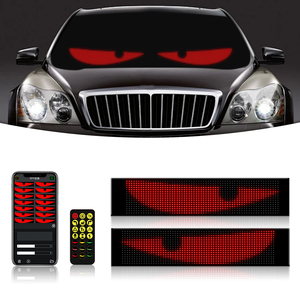Schermo <span class=keywords><strong>LED</strong></span> BGZM 16*32 per Parabrezza Auto 12V con Garanzia di 2 Anni, Nuova Luce Indicatore Fai-da-Te Occhio del Diavolo con Controllo Remoto App e Animazioni per Auto - Product Image 3