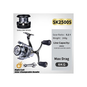 Accesorios de pesca para pescar <span class=keywords><strong>Okuma</strong></span> Ice Carp Deep Sea Line Winder 12000 Series Precio bajo Baitcaster Deep Sea <span class=keywords><strong>Fly</strong></span> Bait Fish - Product Image 5