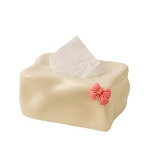 High-end, light luxury, Instagram-worthy creative silver tissue <b>box</b> for living room, 2026 new style, popular and aesthetically - Product Image 5