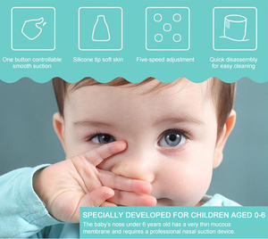 Aspirator Hidung Bayi, Penghilang Vakum Elektrik Lilin Telinga Silikon 2 In 1 - Product Image 6