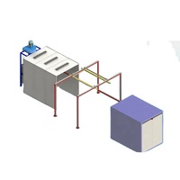 Système de revêtement manuel à convoyeur durable, four de cabine, concepteur et fabricant direct