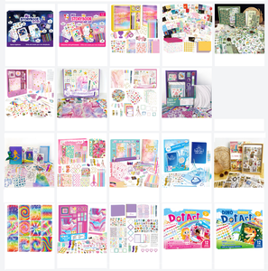 Set di Articoli per Scrapbooking Fai-da-Te, Agenda Giornaliera, Diario, Organizer, Adesivi, Clip, Timbri e Pennarelli per Principianti, <span class=keywords><strong>Donne</strong></span> e Ragazze - Product Image 6