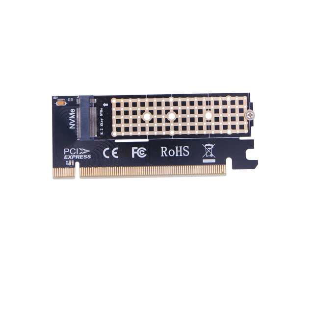 NVME M.2 to PCI-E 16X adapter card - M-Key PCI-E X4 X8 X16 adapter card - SSD hard drive