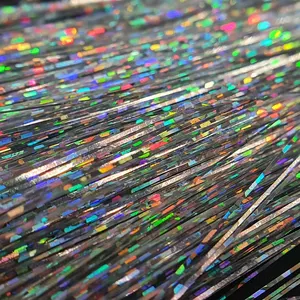 Oropel de 0,37mm, moscas de <span class=keywords><strong>pesca</strong></span>, oropel reflectante, cuerpo llamativo, atado de moscas, suministros de materiales sintéticos, oropel holográfico - Product Image 1