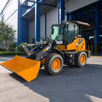 Chargeuse sur pneus articulée BLT avec godet hydraulique avant, moteur diesel et contrôle PLC - Équipement haute performance pour la construction d'entrepôts