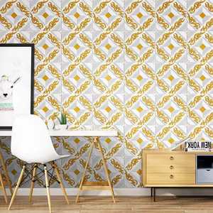 Autoadesivo lussuoso del pannello di parete della schiuma 3d dell'oro e di alta qualità PD-AM per la decorazione domestica - Product Image 6