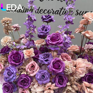 Decoraciones de Boda LEDA, Arreglo Floral, Flores Colgantes, Flores Artificiales Azules para Boda - Product Image 2