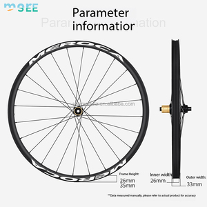 Jeu de roues en <span class=keywords><strong>carbone</strong></span> SeeMore Thru-axle Central Lock Disc Brake Boost Freehub MS/HG/XD 60t Ratchet 27,5 pouces XC - Product Image 5