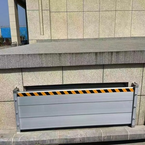 高耐衝撃性アルミニウム製洪水壁**、商業ビル用強化洪水防御パネル - Product Image 4
