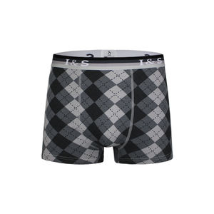 Pantaloncini di fascia alta in maglia di cotone da uomo Boxer Multi colore biancheria intima con Design Argyle per il commercio all'ingrosso - Product Image 3