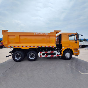 Camión Volquete Shacman 6x4 F2000 Amarillo de 10T y 10 Neumáticos, Euro 2, Nuevo, Motor Shacman, Combustible Diésel, Volante a la Izquierda, 380L, Cámara Trasera - Product Image 4