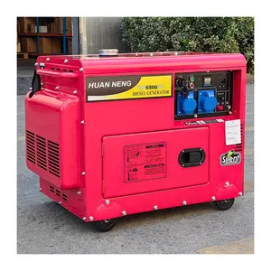 Sound Proof Genset Diesel Engine Generator Set para Casa/5 kVA 3kVA 10kW 5 kW 10 kVA 5kW 10kVA 5kVA Geradores Diesel Silenciosos