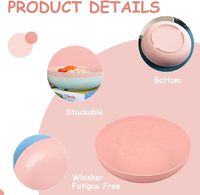 Gamelle anti-fatigue pour animaux de compagnie, 5,5 pouces, large et peu profonde, pour chatons et chats Munchkin à pattes courtes