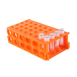 Estante de plástico multifuncional para tubos de centrífuga de laboratorio, desmontable en 4 lados, para almacenamiento de tubos de ensayo - Product Image 4