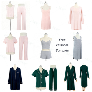 <span class=keywords><strong>Pigiama</strong></span> Estivo da <span class=keywords><strong>Donna</strong></span> in Modal Tencel Lenzing 80S, Set <span class=keywords><strong>Leggero</strong></span> per il Sonno - Product Image 5