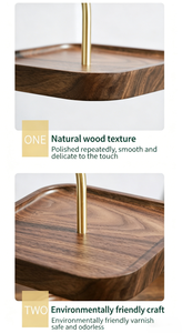 ถาดไม้สนขนาดเล็กผ่านการอบร้อนและรมควัน สำหรับตกแต่งบ้าน ห้องครัว ห้องนั่งเล่น ใช้เสิร์ฟและจัดเก็บ - Product Image 3